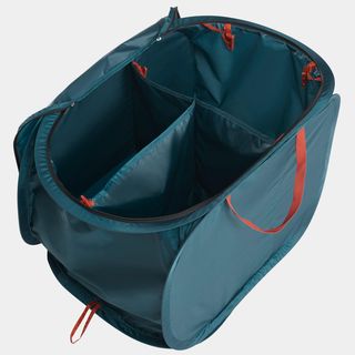 Cubo de basura reciclaje plegable para camping 80 L 3 Compartimentos Quechua - Talla única