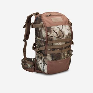 Mochila Caza Solognac Camuflaje Treemetic 45L Extensible Transporte Arma - Talla única