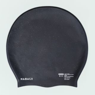 Gorro natación silicona extravolumen negro - Talla única
