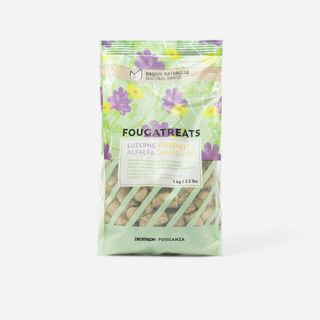 Golosinas Equitación Fougatreat Natural Caballos/Ponis Diente León-Alfalfa 1 kg - 1 KG