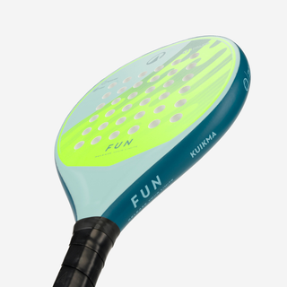Pala de pádel Júnior - Niños de 5 a 8 años - Kuikma PR Fun Azul Amarillo - Talla única