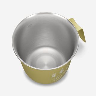 Taza 500 acero inoxidable 0,3L, para camping y senderismo - amarillo - Talla única
