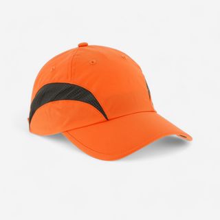 Gorra Caza Solognac Light Adulto Naranja Fluo Transpirable Alta Visibilidad - Adulto