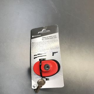 Candado Guardamonte Armas Solognac Llave Rojo - Talla única