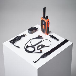 Walkie-Talkie Caza Solognac 500 Estanco Naranja 10 Km Alcance - Talla única