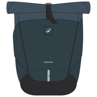 Mochila de montaña y trekking 16L+4 NH500 Escape Rolltop azul - 17L