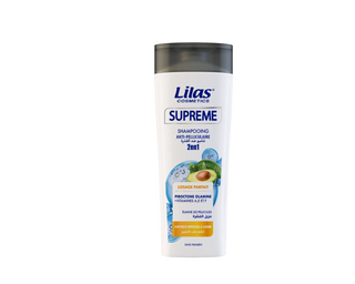 LILAS COSMETICS Shampooing Homme Anti-pelliculaire Huile d'avocat pour cheveux secs et abimés 400ml