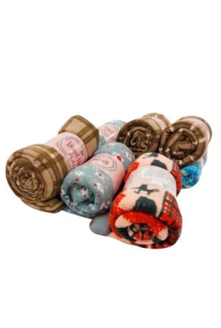 ROYAL HOME Plaid Polaire Super 2 Places