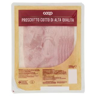 Coop Prosciutto Cotto Alta Qualita' Vaschetta 150