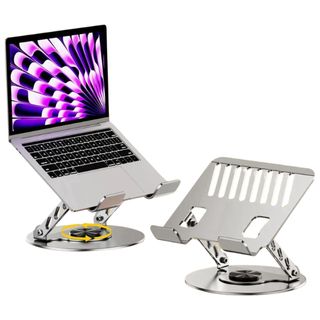 Support réglable et rotatif en aluminium pour ordinateur portable