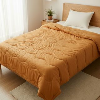 Trapunta invernale 1 piazza e mezza mandorla - trama in rilievo