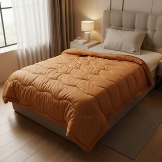 Trapunta invernale singola mandorla - trama in rilievo