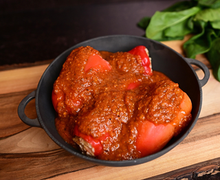 Перець фарширований грибами