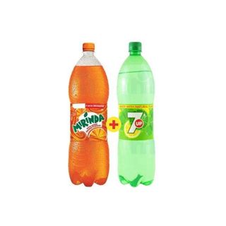 Boissons gazeuses Pack Mirinda Orange + 7Up 2x1,5L