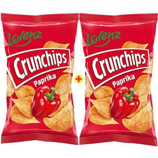 Crunchips saveur paprika 2x100g la 2ème à -50% - LORENZ