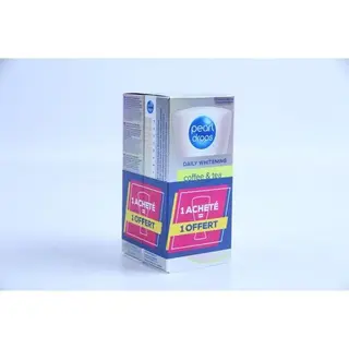 LOT 1+1 DENTIFRICE PEARL DROPS CAFE & THE 50 ML