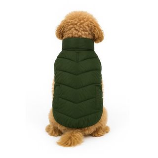 Outech Casaco Impermeável Verde com Bolsos para cães 30CM