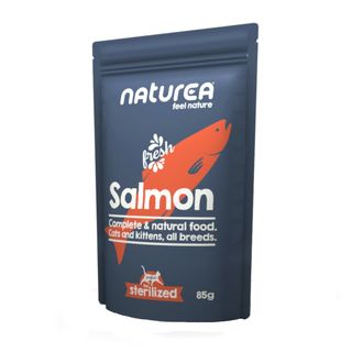85 g Naturea Salmão Saquetas para gatos