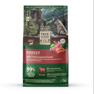 True Origins Wild Forest ração de cordeiro para cães 12KG
