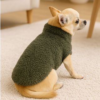 Outech Camisola em Borrego Caqui para cães T-25