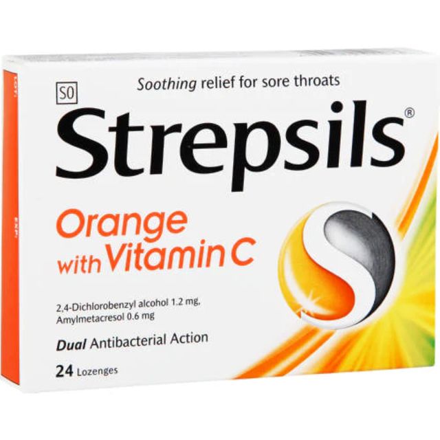 Strepsils Orange Vit.c*12(Sachet)