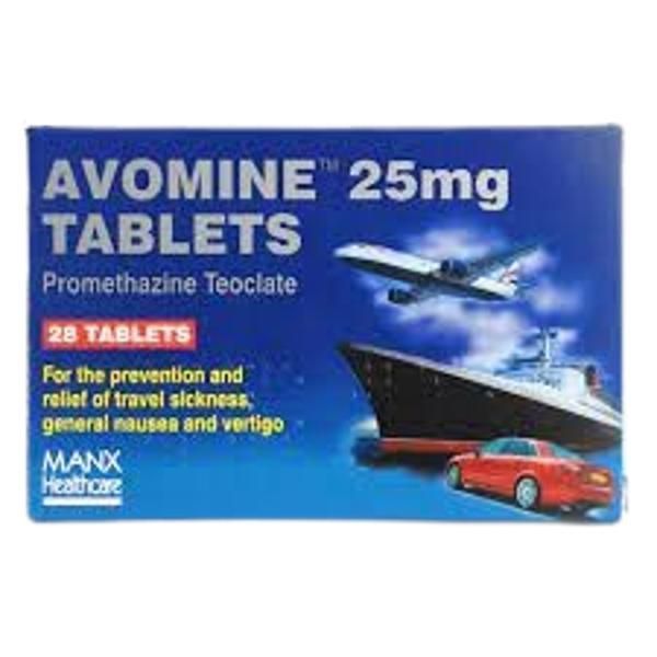 Avomine 25Mg*10Tablet (Manx)