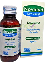 Novalyn Dry Cgh 2Yrs+ Syrup 100Ml