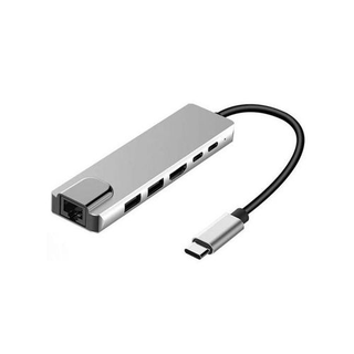 Hub USB-C 6 en 1 – USB 3.0, HDMI 4K