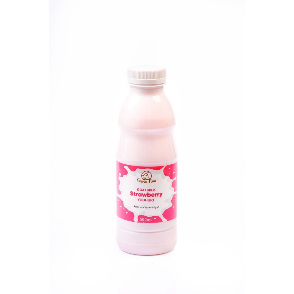 Caprine Strawberry Goat Yoghurt, 500ml