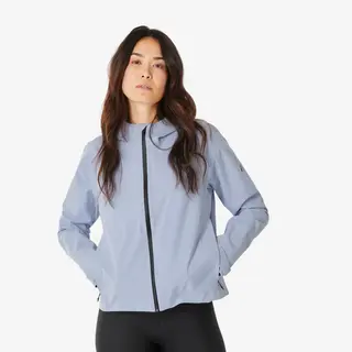 Casaco Impermeavel de Caminhada Mh 100 Mulher - Violeta - 2XL