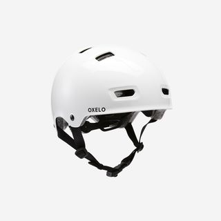 Capacete para Patins/skate/trotinete Mf500 Branco - S/52-55cm
