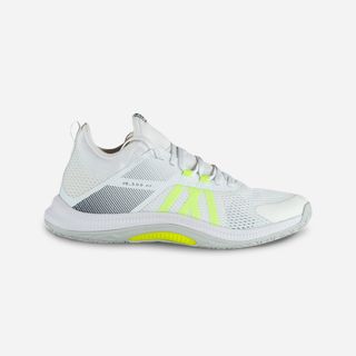 Calçado de Voleibol Fit para Prática Regular Branco/amarelo - 41