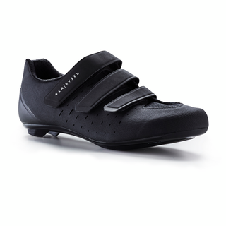 Calçado de Ciclismo de Estrada Van Rysel Road 100 Preto - 46