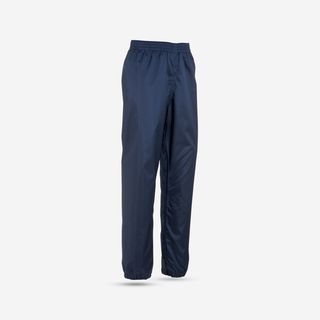 Sobrecalças Impermeáveis de Caminhada Criança 7-15 Anos, Mh100 Azul Marinho - 123-130cm 7-8A