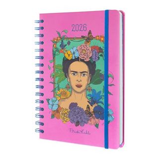 Agenda Anual Erik 2026 Semana Vista A5 Frida Kahlo