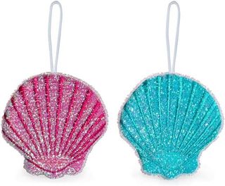 Set de 2 esponjas Concha Roas / Azul