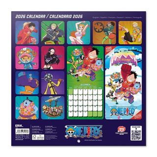 CALENDARIO 2026 30X30 ONE PIECE