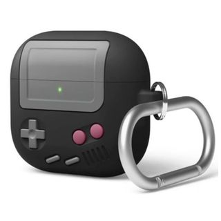 Funda de silicona con mosquetón Elago AW5 Negro para AirPods de 4.ª generación