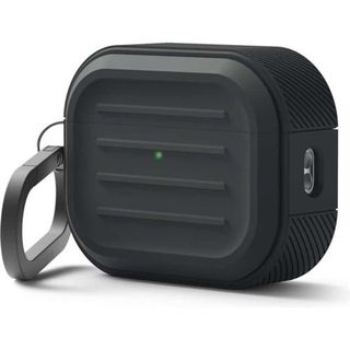 Funda protectora con mosquetón Elago Armor Negro para AirPods Pro 3 (3.ª generación)