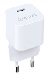 Cargador de pared Muvit USB-C Power Delivery 30W BiooFnix Blanco
