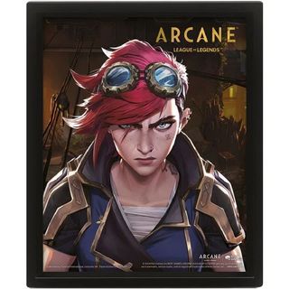 Cuadro 3D Arcane Jinx y Vi 23,5 x 28,5 cm