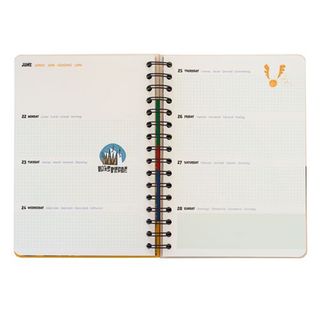 Agenda Anual Erik 2026 Semana Vista A5 Harry Potter