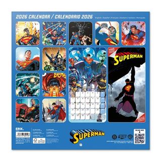 CALENDARIO 2026 30X30 DC COMICS SUP