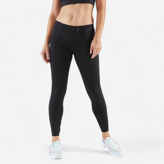 Calças Justas de Corrida e Trail Running Mulher Run 900 Light Preto - XS / W26 L30