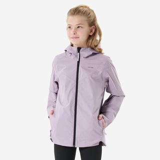 Casaco de Caminhada Impermeável Menina 7-15 Anos, Mh500 Violeta - 160-166cm14-15A