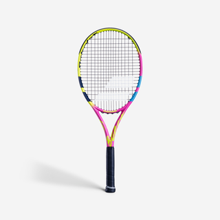 Raquete de Ténis Adulto - Babolat Boost Rafa Rosa Amarelo - GRIP 1