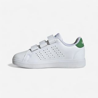 Calçado de Desporto com Banda Autoaderente Criança Advantage Branco/verde - 30