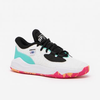 Botas de Basquetebol Criança Nba Spurs Fast 900 Low-1 Preto Branco - 38