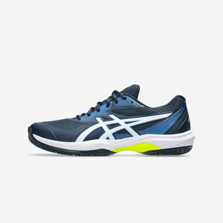 Calçado Ténis Múltiplos Pisos Homem, Asics Gel Resolution 10 Azul Branco Amarelo - 44