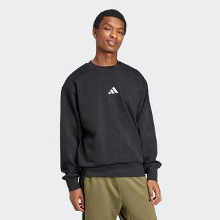Sweatshirt de Fitness Homem Preto - S